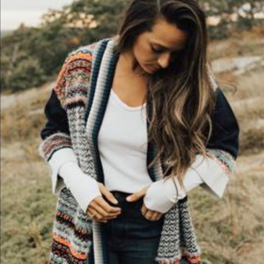 Anthropologie Sleeping On Snow Kimono